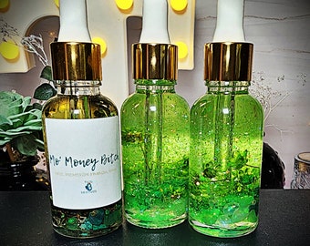 MO' MONEY BITCH Ritual Oil - Manifestation Oil, Spell Oil, Ritual Oil, Anointing Oil, promotion spell, raise spell, prosperity oil