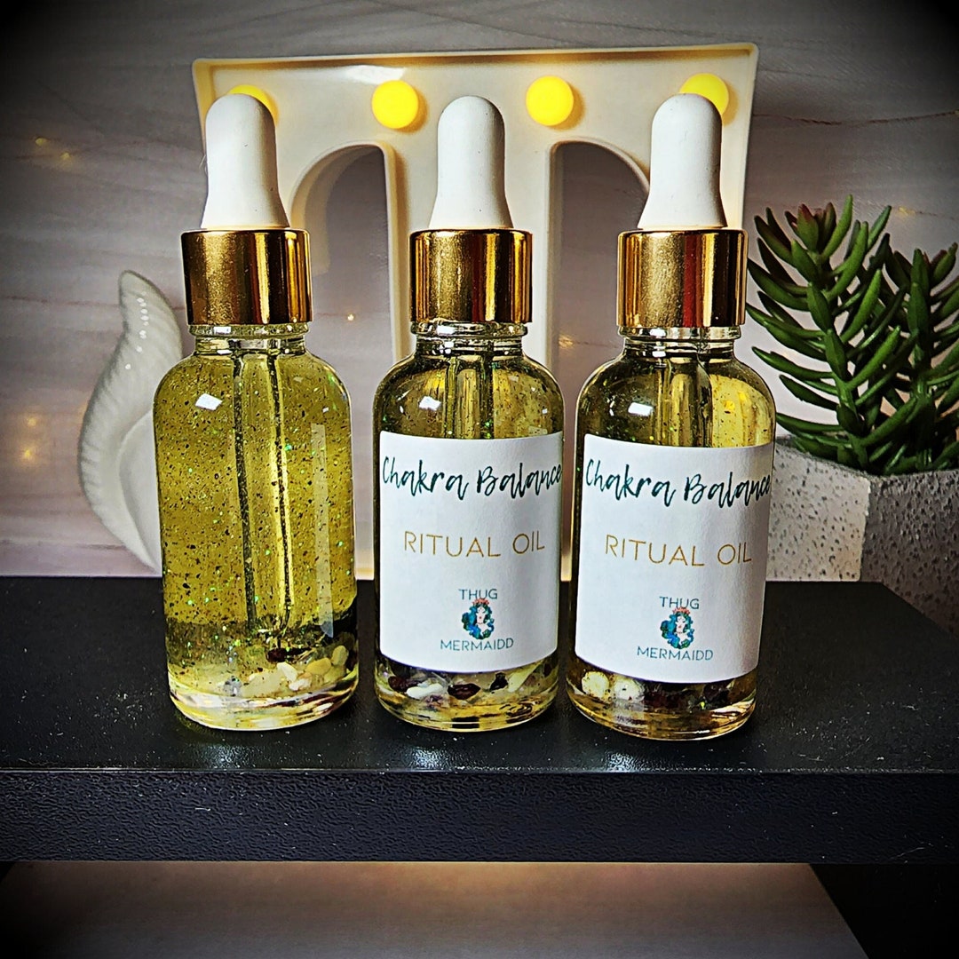 CHAKRA BALANCE Ritual Oil Manifestation Oil, Spell Oil, Ritual Oil ...