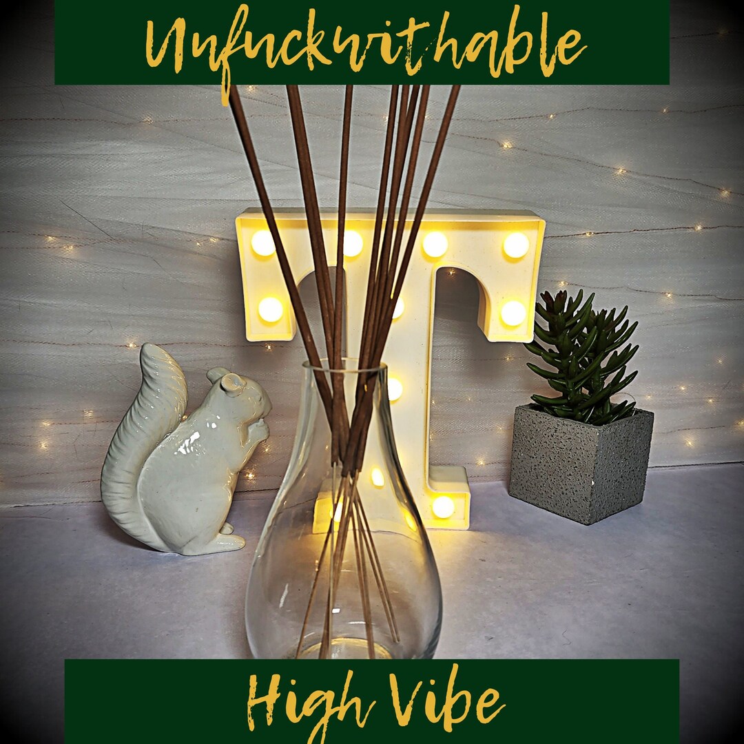 UNFUCKWITHABLE Positive Energy Incense Manifestation Incense, Ritual