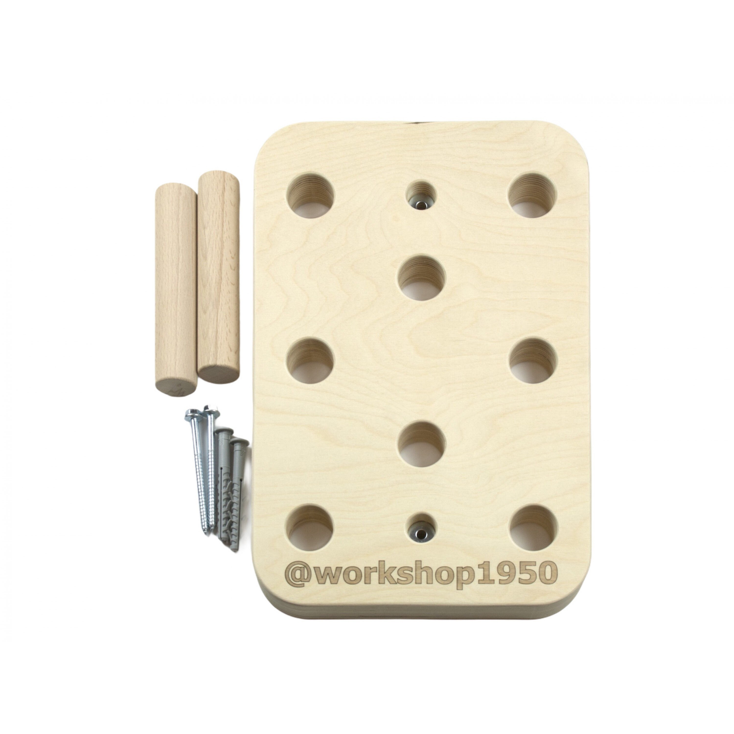 Rock Climbing Crossfit Wooden Training Peg Board S for Home Etsy