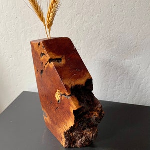 Uli Kirchler One of a kind Wooden Art Piece Vase