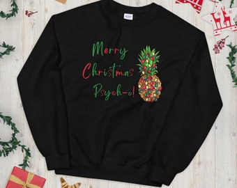 psych christmas sweater
