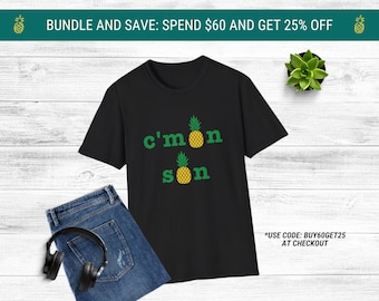 C'mon Son Psych T-Shirt: Psych TV Show Quote