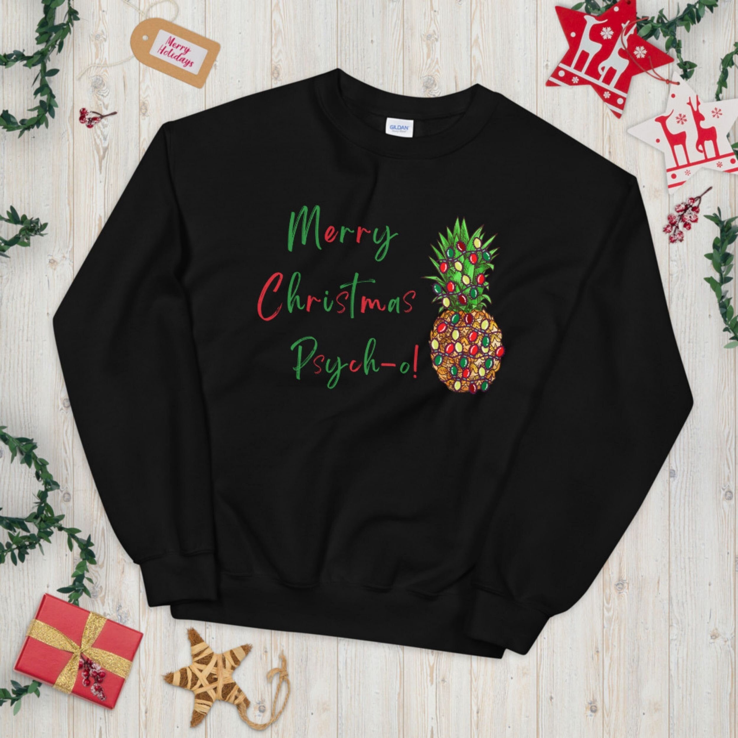 psych christmas sweater