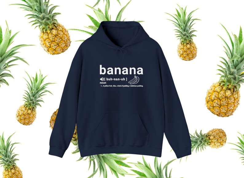 Banana Definition Hoodie Psych Spelling Bee Hoodie Psych TV Show Shawn