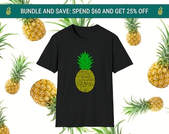 Psych Pineapple Shirt* | Burton Guster Nicknames Pineapple T-Shirt | Shawn Spencer | Psych TV Series | Psych TV Show | Shawn and Gus Tee