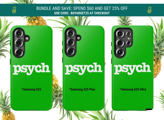 Psych TV Show Android Case | Impact Resistant Phone Case | Shawn Spencer