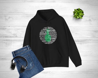 Psych TV Show Hoodie: Burton Guster Nicknames, Pineapple Design
