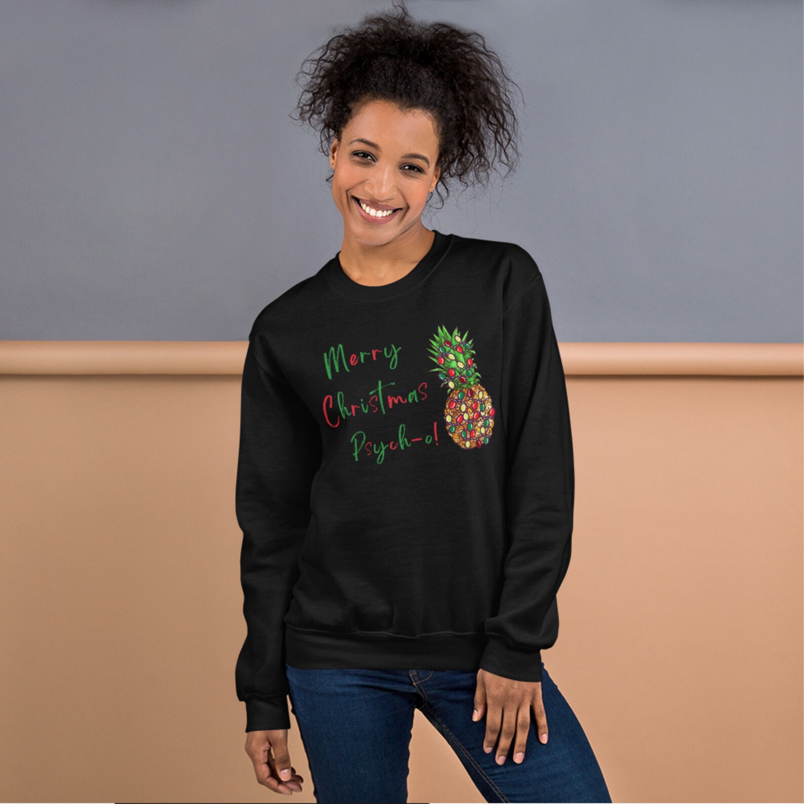 psych christmas sweater