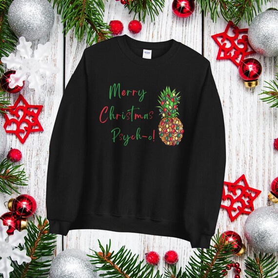 psych christmas sweater
