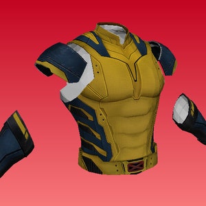 Wolverine Armor (EVA FOAM Pepakura pattern) note: Pepakura Designer program is required to open the file