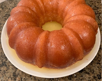 Coconut Rum Bundt Cake 10 inch