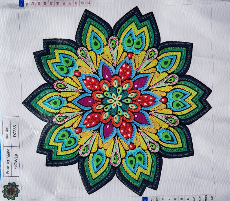 Special Drills Mandala 5D Diamond Painting 30 x 40cm Home Wall Decor Diamond Painting Mandala Round Drill Painting