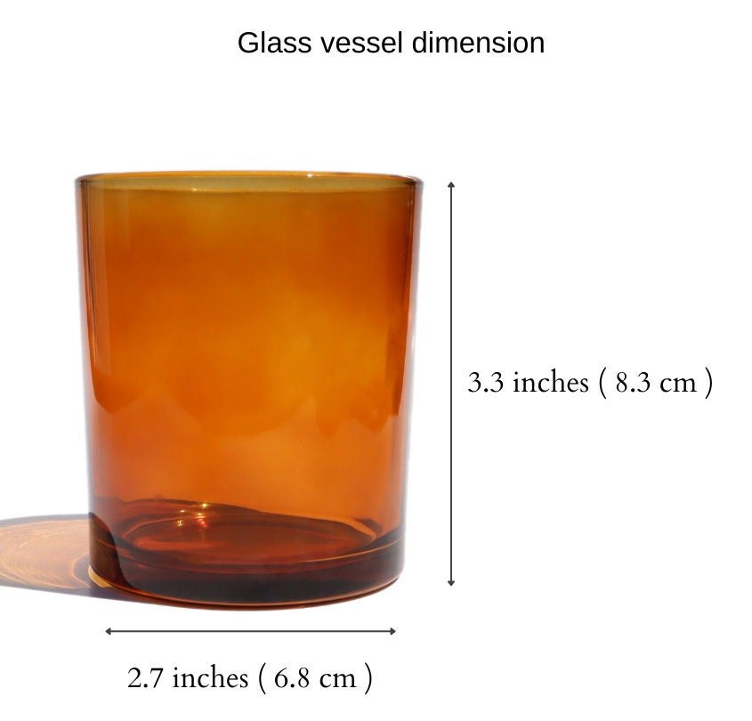 7 Oz Amber Jars With Metal Black Lids Sets of 12 Etsy