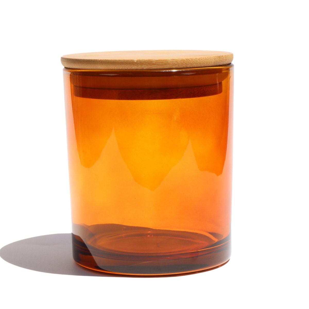 15.5 oz Glossy white candle jars - Set of 12 pcs