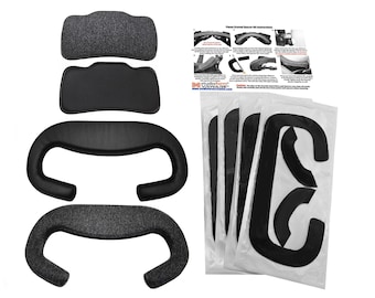 Kit de mise à niveau de coussin en cristal, léger et super mousse Pimax | Ensemble confort cuir PU + tissu | Accessoires Studioform VR