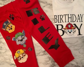 paw patrol 4th birthday outfit boy