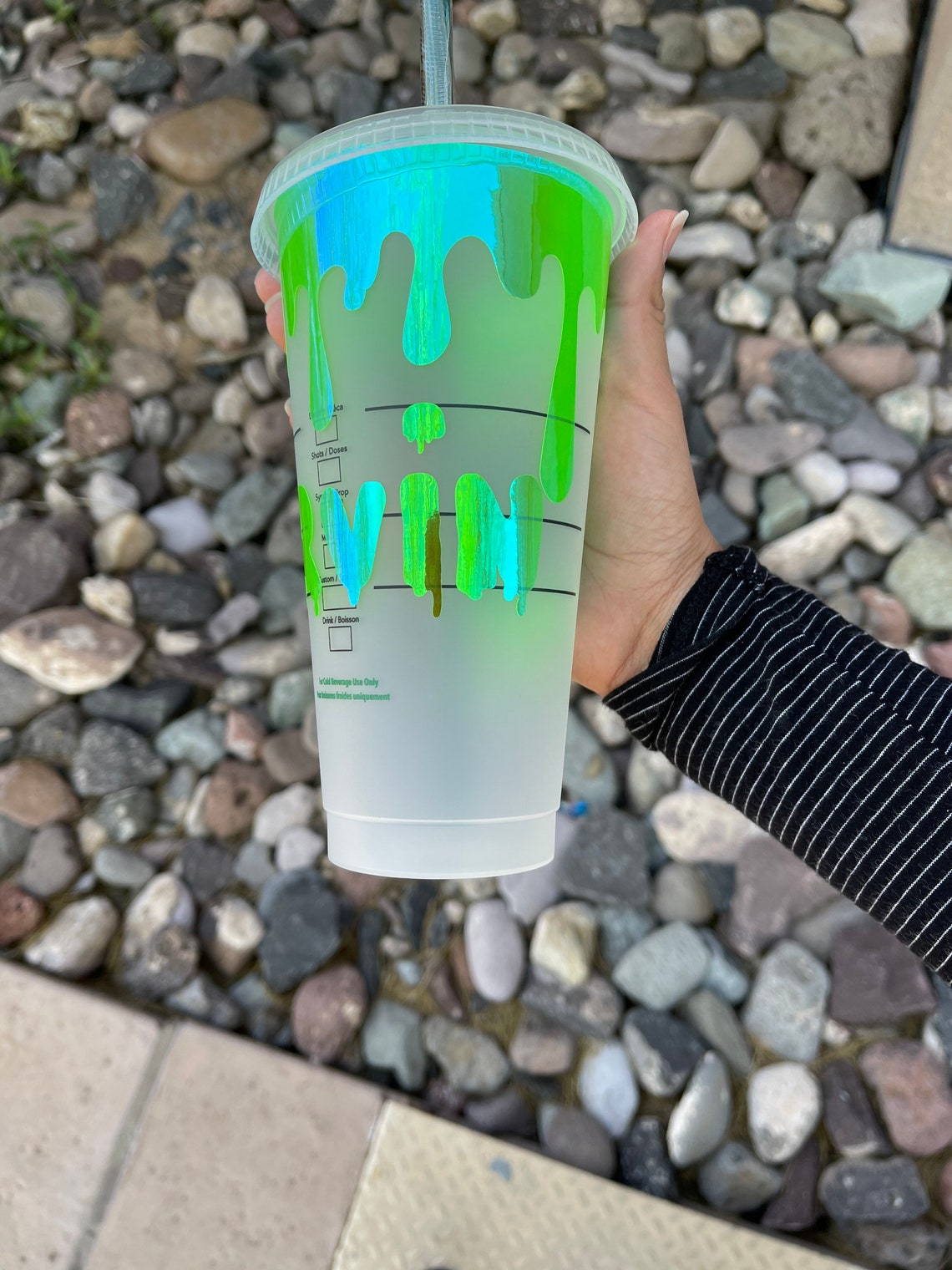 C U S T O M I Z A B L E Starbucks slime cup Etsy