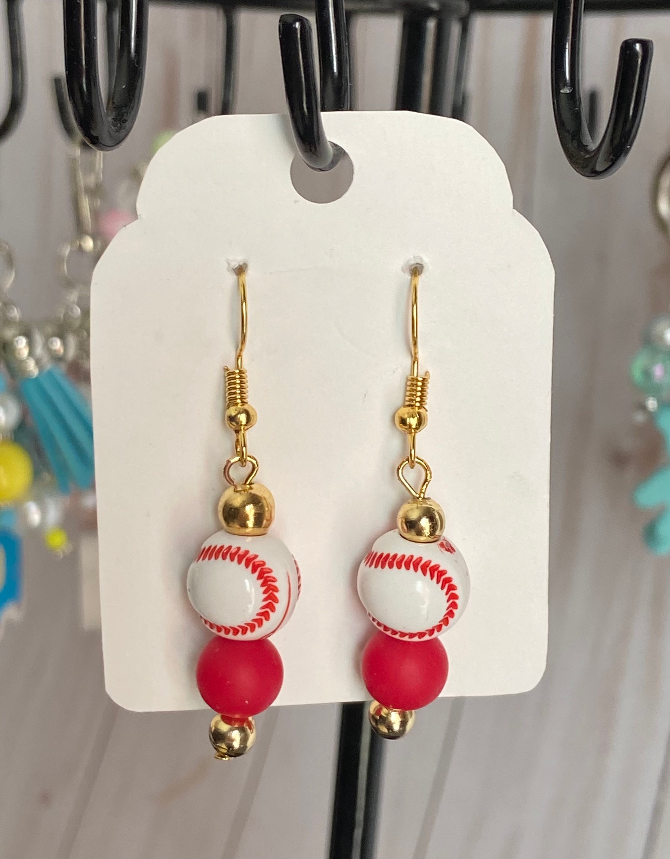 Baseball Earrings Etsy