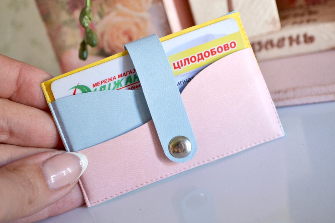 Credit card wallet pattern for Cricut Silhouette SVG DFX Etsy