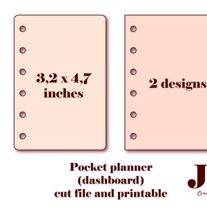  Pocket Brain Dump Planner Insert Refill, 3.2 x 4.7 inches,  Pre-Punched for 6-Rings to Fit Filofax, LV PM, Kikki K, Moterm and Other  Binders, 30 Sheets Per Pack : Handmade Products