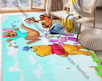 Disney Rug Disney Lover Gift,Floor Decor,Winnie The Pooh Disney Carpet Disney Clollection Floor Decor Tiger Disney Rug Winnie Pooh Rug