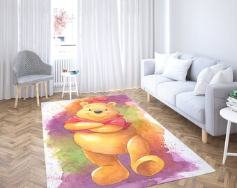 Disney Rug Disney Lover Gift,Floor Decor,Winnie The Pooh Disney Carpet Disney Clollection Floor Decor Tiger Disney Rug Winnie Pooh Rug