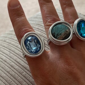 Costume sapphire rings hot sale