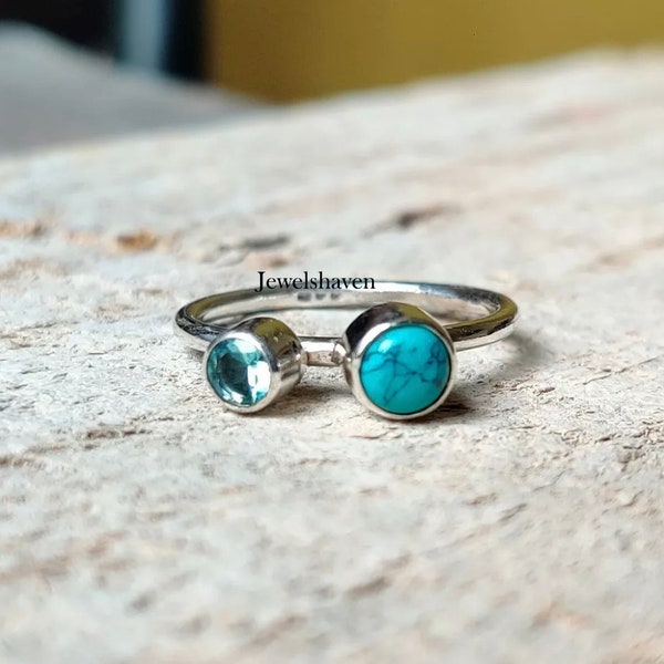 Shop Two Stone Ring Online - Etsy
