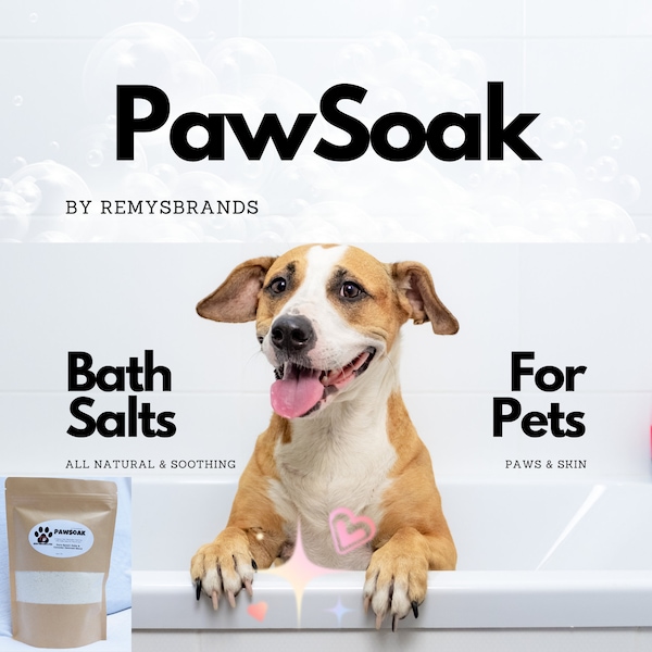 Dog Paw Soak Etsy