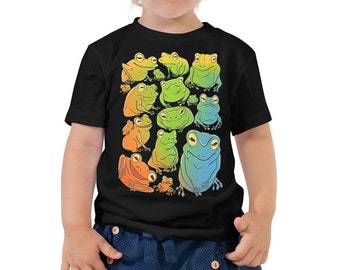 Frösche Kinder Kurzärmeliges T-Shirt