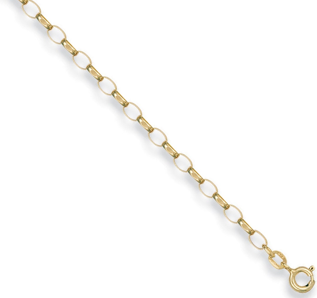 Bracelet D'extension En Or 9 Carats Et Cristaux CZ - Longueur 7.5 Pouces, Neuf Avec étiquettes