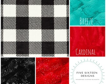 Black and White Buffalo Check Throw