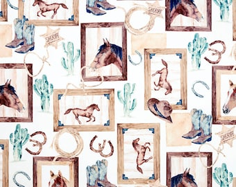 Saddle Up Pony Minky Blanket