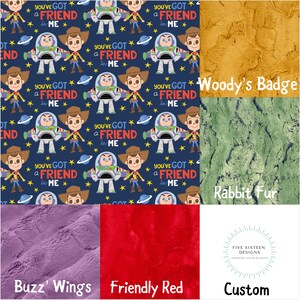 Disney’s Toy Story Licensed Minky Blanket