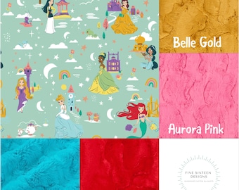 Disney Princess Licensed Minky Blanket