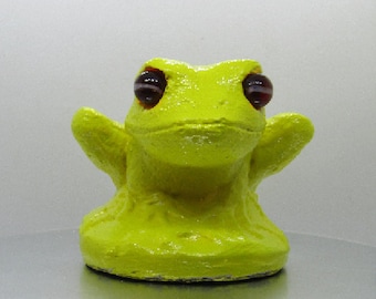 Yellow ornament Toad Frog