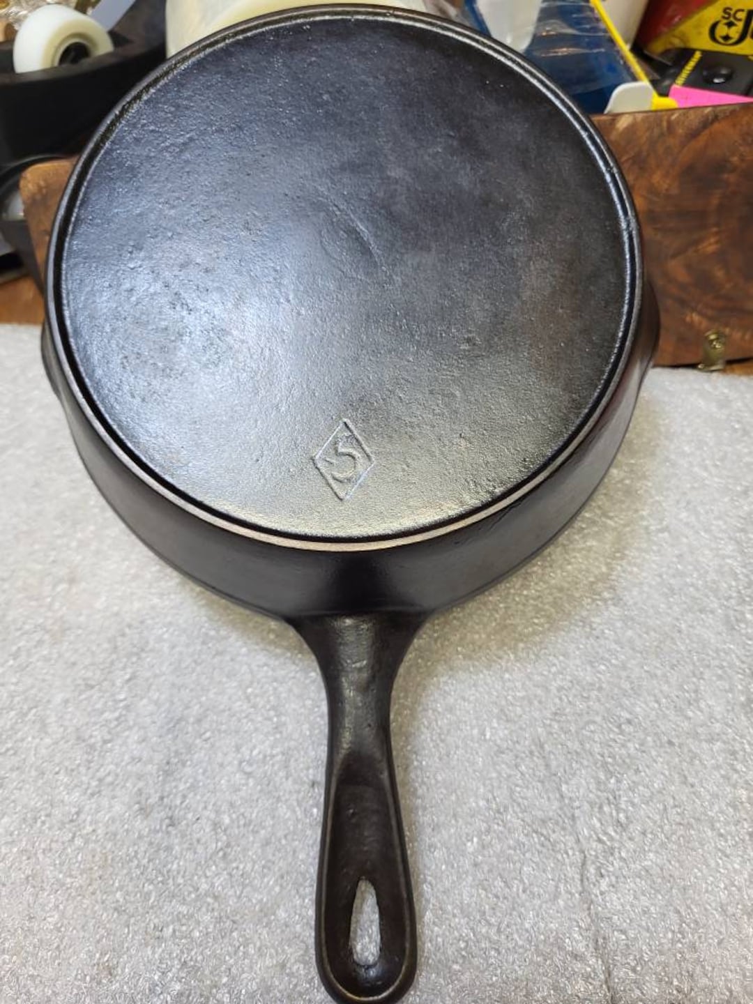 Chicago Hardware Foundry CHF Cast Iron Skillet 5, Diamond Logo, Heat