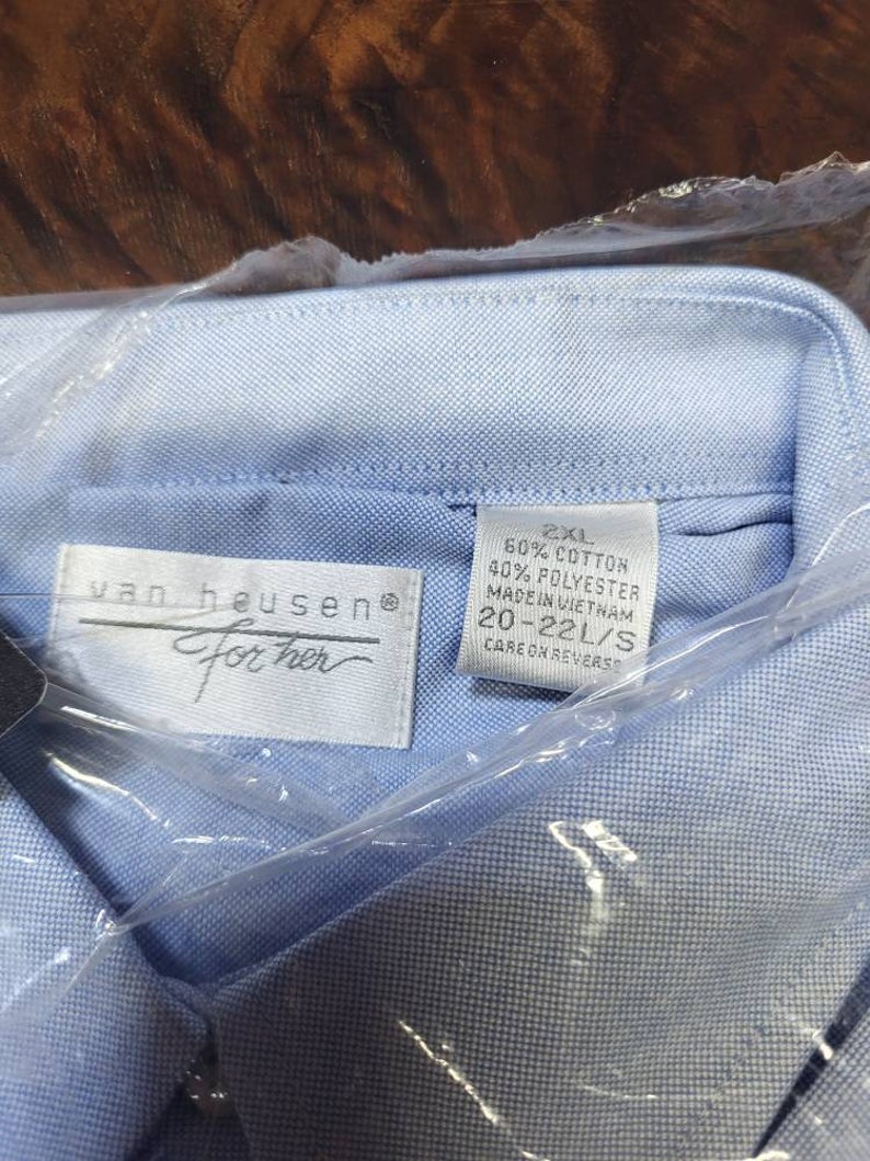 Vintage John Deere Ladies Heusen Button-up Shirt. Size 2 XL 20-22. New ...
