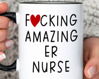 ER Nurse, ER Nurse gift, ER Nurse Mug, er nurse graduation, ear nurse christmas, er nurse birthday