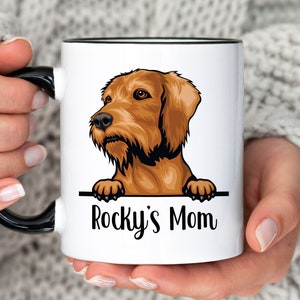 Personalized Wirehaired Vizsla Mug, Wirehaired Vizsla, Wirehaired Vizsla gift, Wirehaired Vizsla christmas gift, Wirehaired Vizsla mom