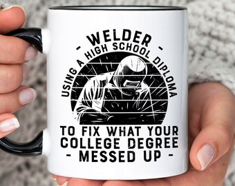 Welder Gifts, Welder Mug, Welder Dad Gift, Welder Boyfriend Gift, New Welder Gift