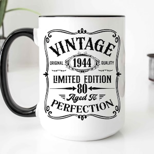 80th birthday gift for men, 80th birthday mug for men, 80th birthday gift from wife