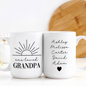 Grandpa Gift, Personalized Grandpa Gift, Grandpa Birthday Gift, Grandpa Mug, Grandfather Gift