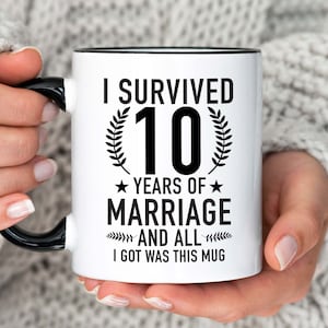 10 year anniversary gift for husband, 10 year anniversary gift, tin anniversary gift, 10 year anniversary gift for men