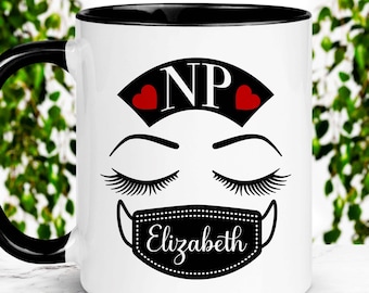 Personalized Nurse Mug, Personalized Mug, Personalized Gift, Nurse gift, nurse practitioner, nurse, nurse graduation gift, nurse essential