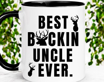 Hunting Uncle Mug, hunting gifts for men, hunting gifts, Uncle gifts, deer hunting gifts for Uncle, best buckin Uncle