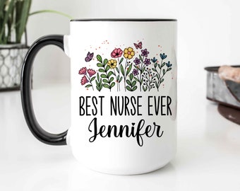 Personalized Nurse Mug, Nurse Gift, Nurse graduation gift, Nurse Christmas gift, Nurse birthday gift, future nurse gift, best nurse