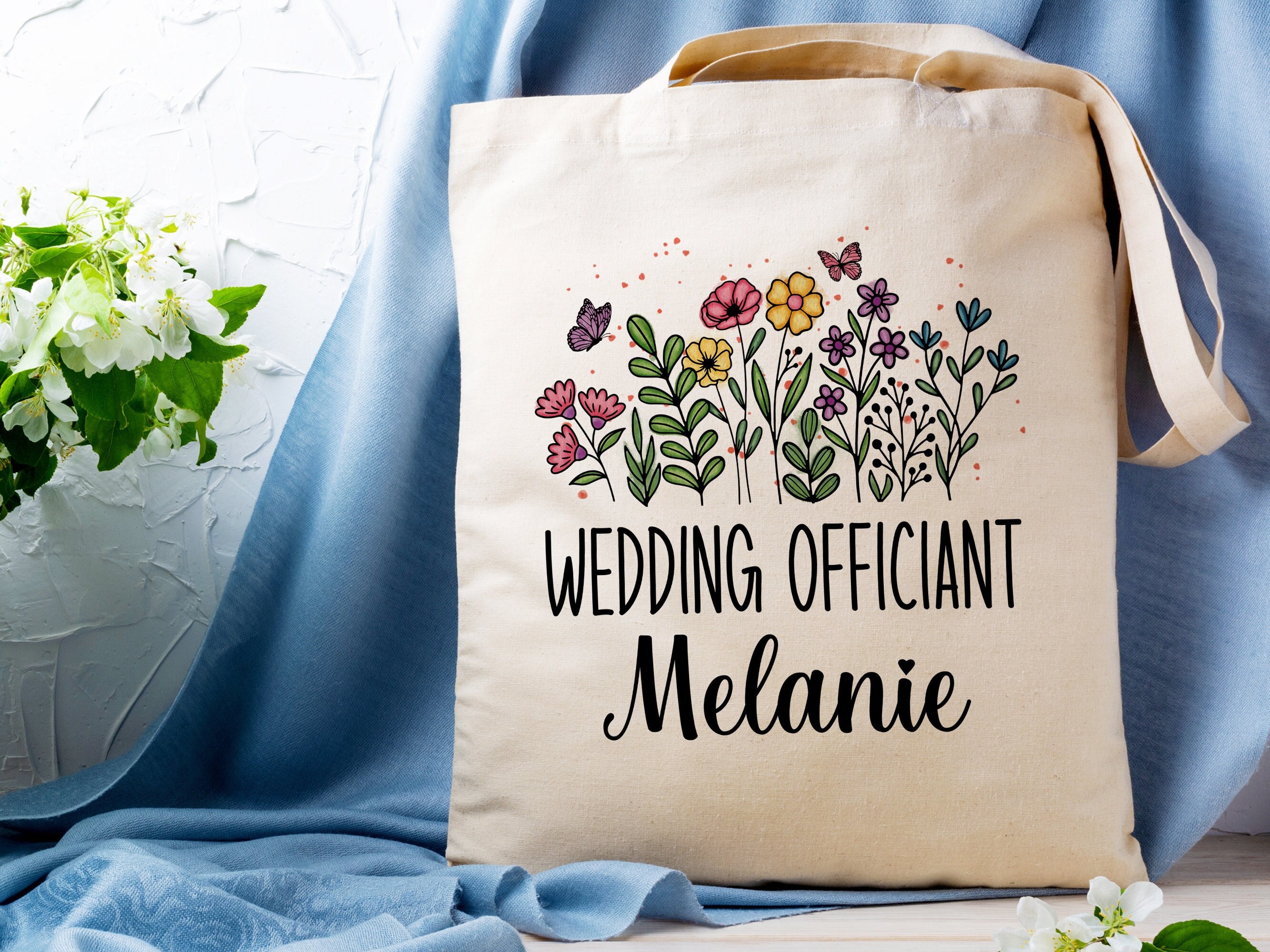 Personalized Wedding Officiant, Wedding Officiant Tote, Wedding Personalized Wedding Officiant, Wedding Officiant Tote, Wedding