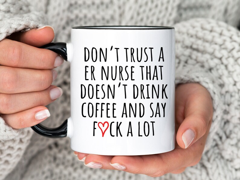 ER Nurse, ER Nurse gift, ER Nurse Mug, er nurse graduation, ear nurse christmas, er nurse birthday image 4